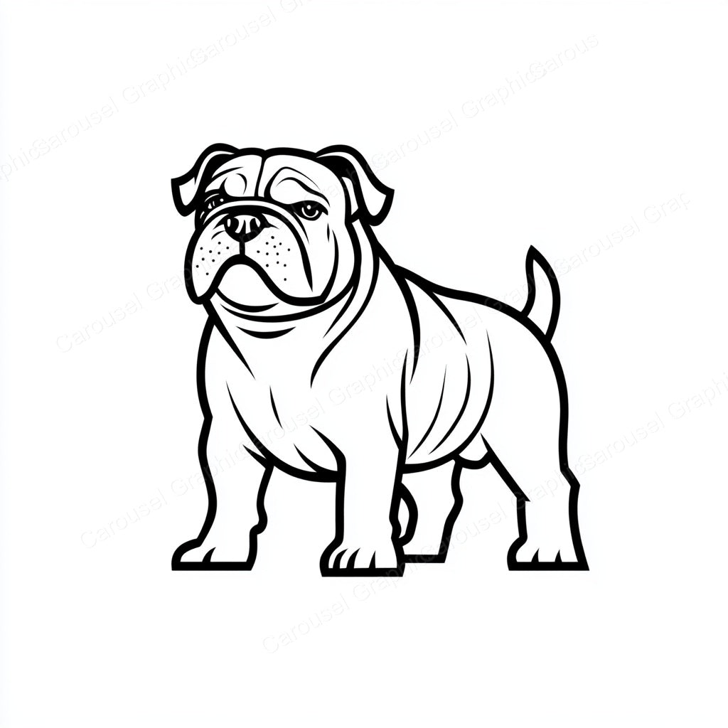 Bulldog Vector Graphic preview