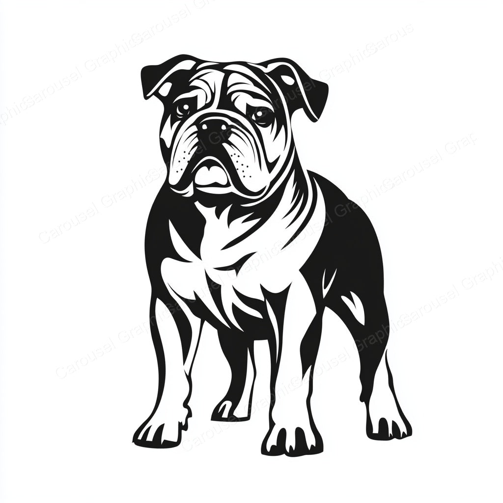 Bulldog Vector Graphic preview