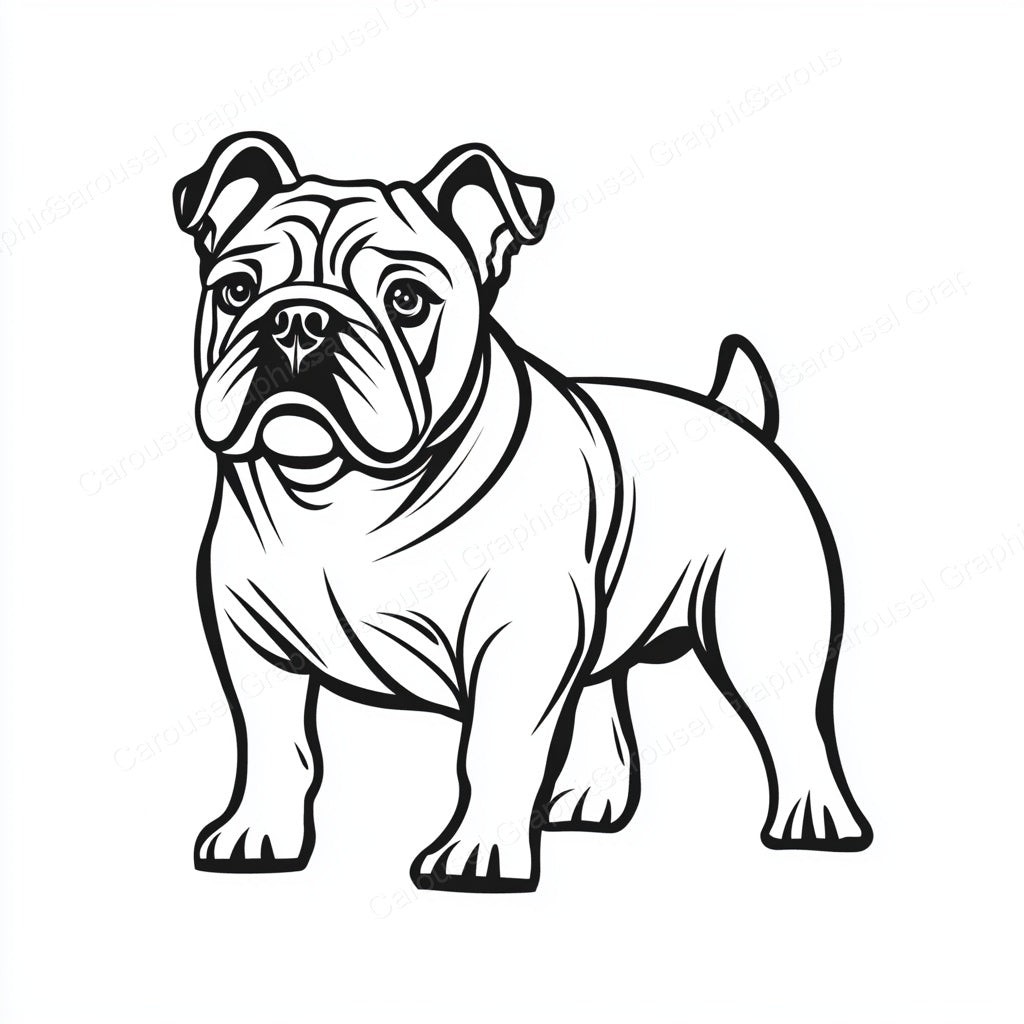 Bulldog Vector Graphic preview