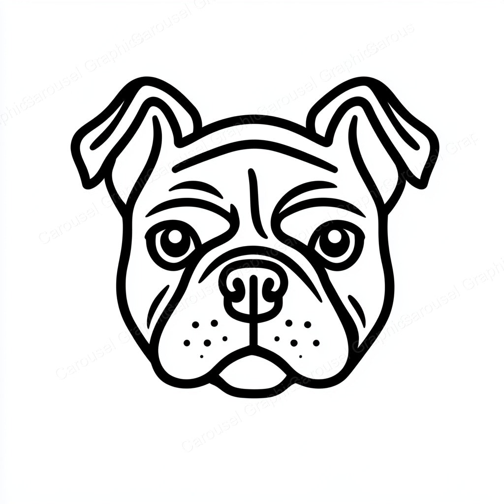 Bulldog Vector Graphic preview