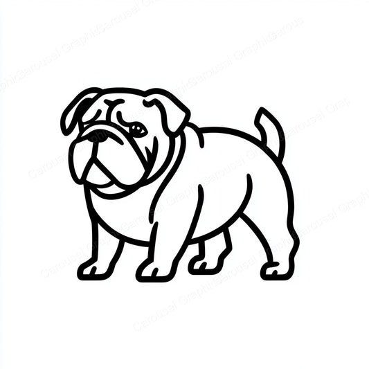 Bulldog Vector Graphic preview