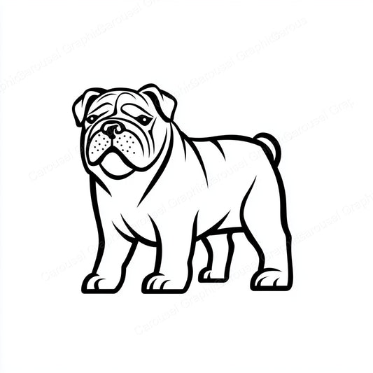 Bulldog Vector Graphic preview