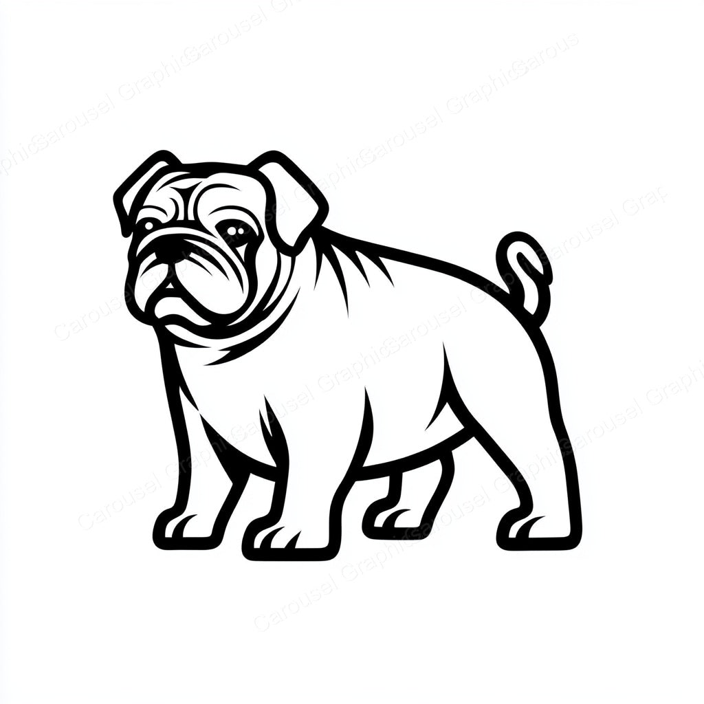 Bulldog Vector Graphic preview
