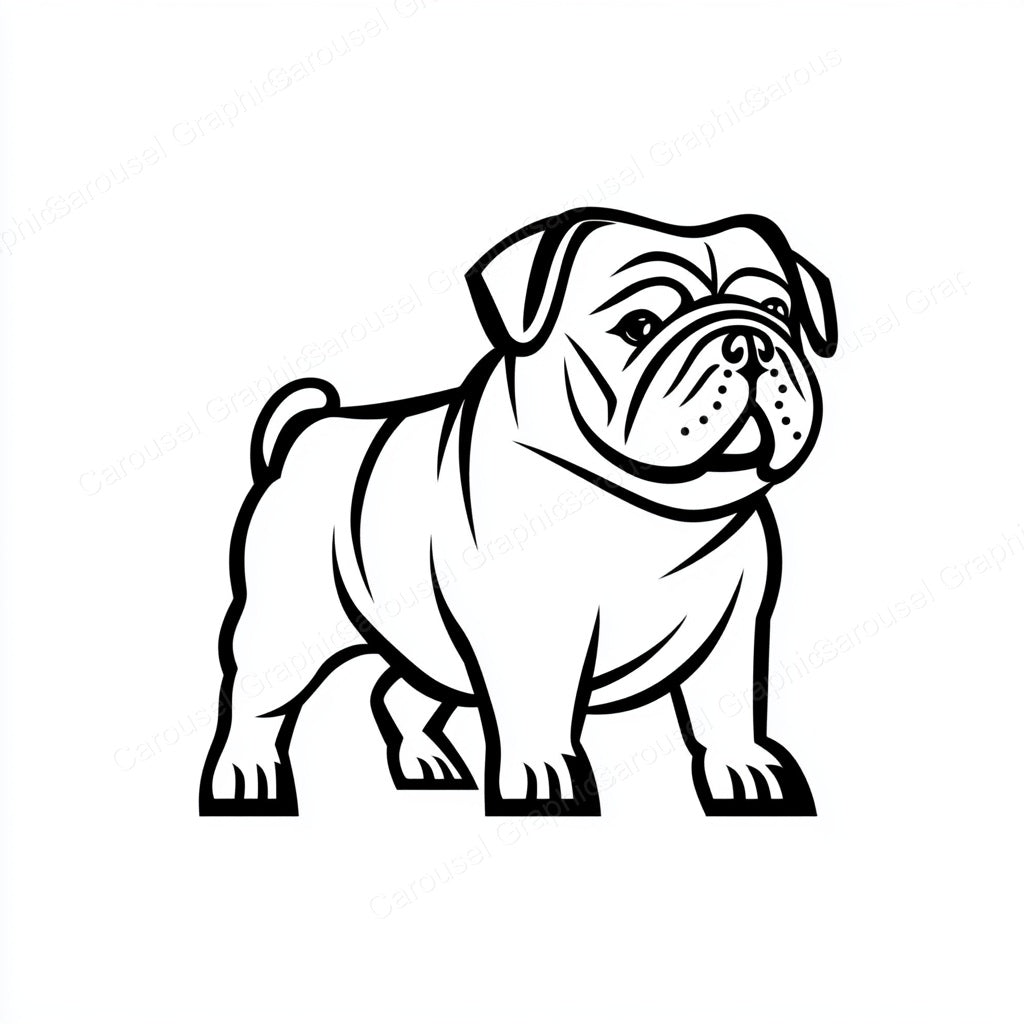 Bulldog Vector Graphic preview
