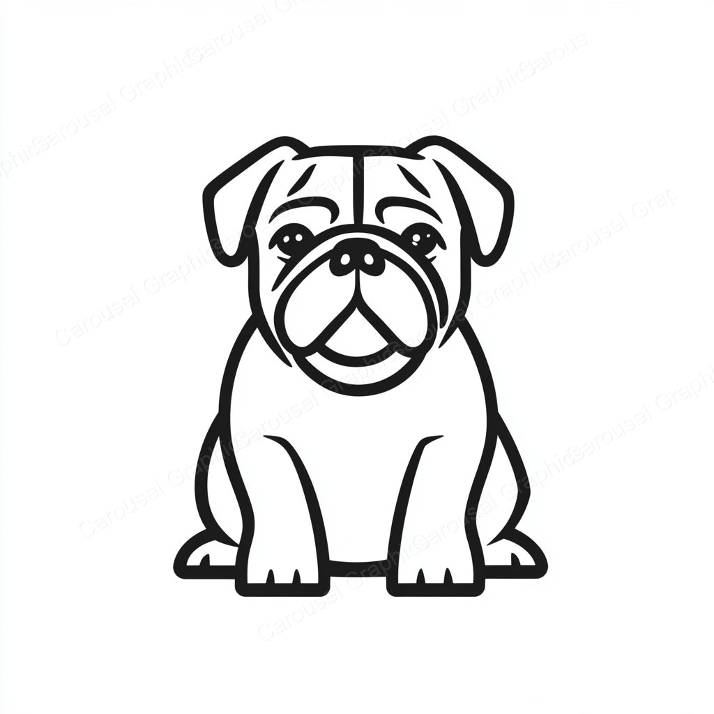 Bulldog Vector Graphic preview
