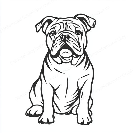 Bulldog Vector Graphic preview