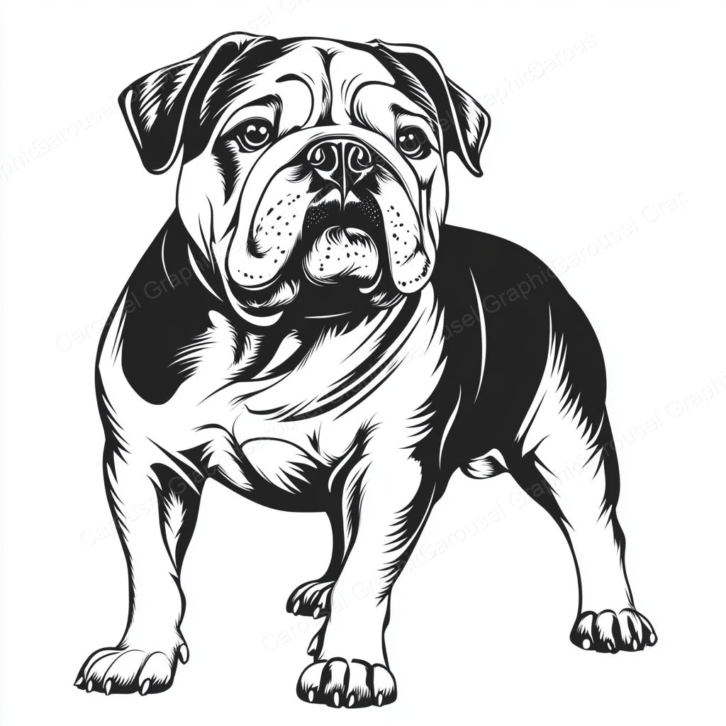 Bulldog Vector Graphic preview