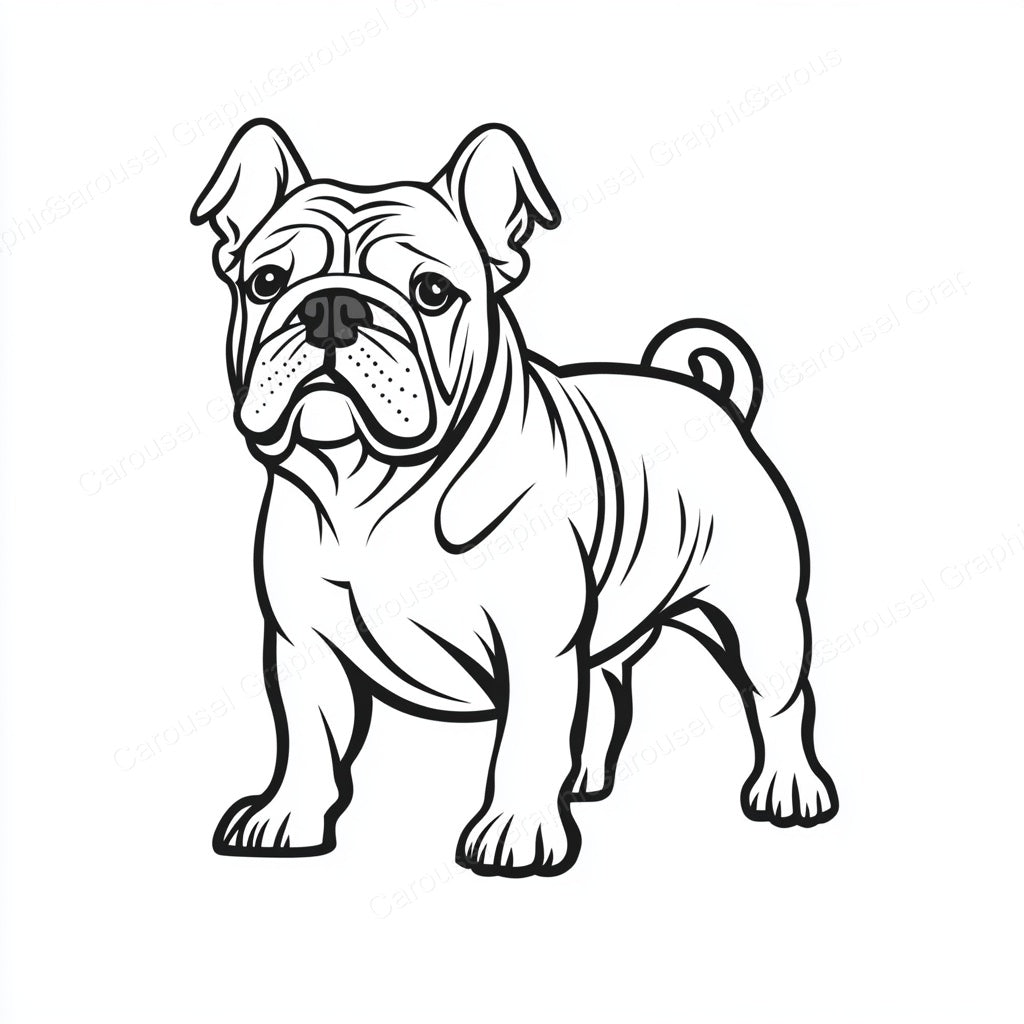 Bulldog Vector Graphic preview