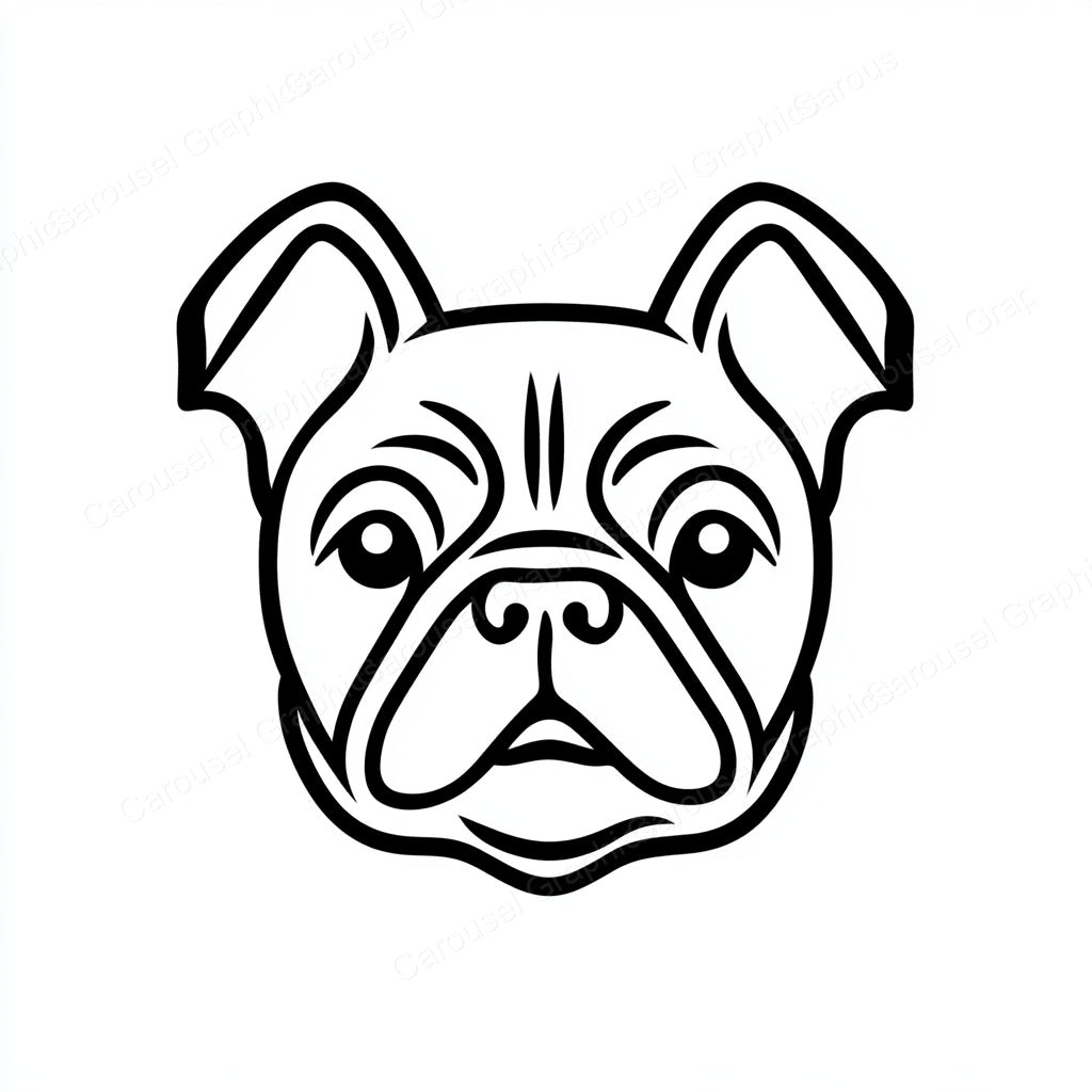 Bulldog Vector Graphic preview