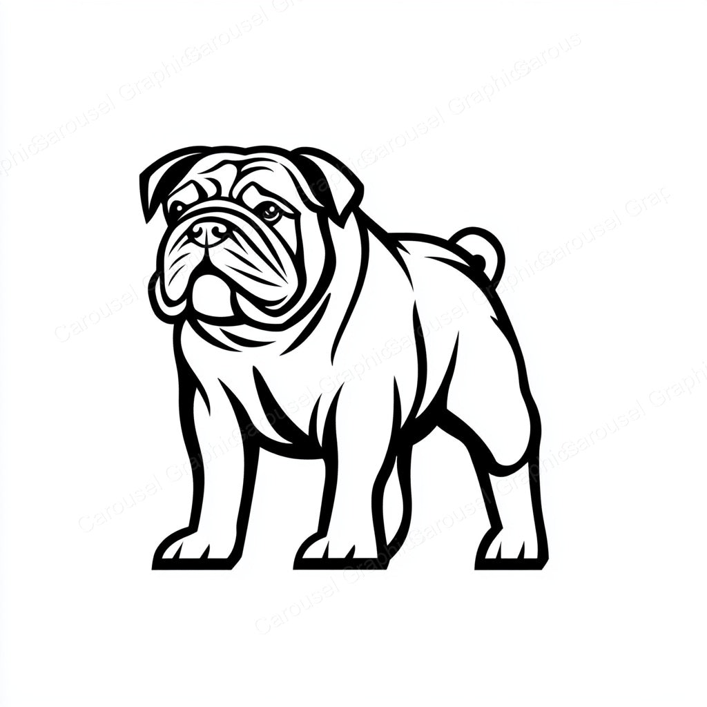Bulldog Vector Graphic preview
