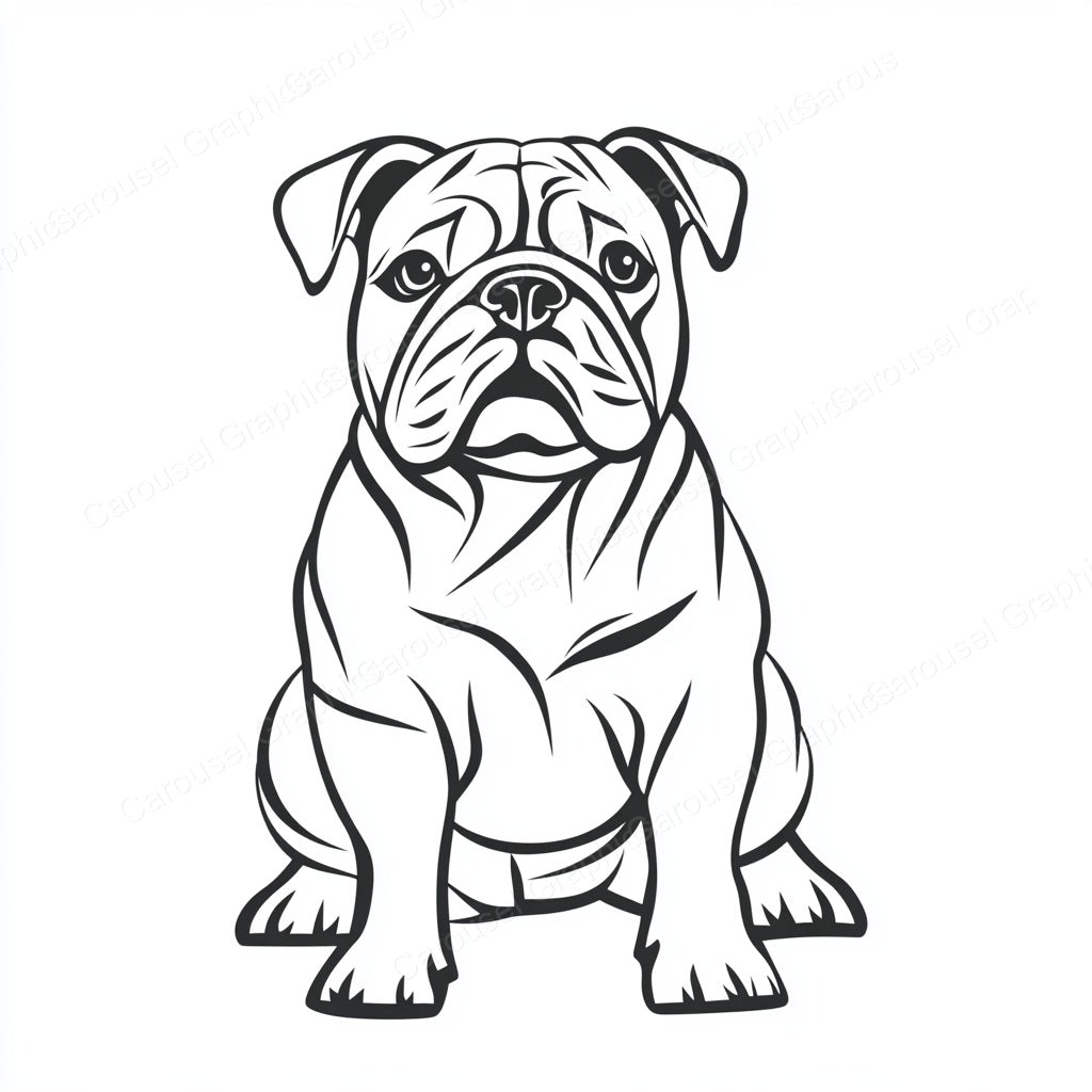 Bulldog Vector Graphic preview