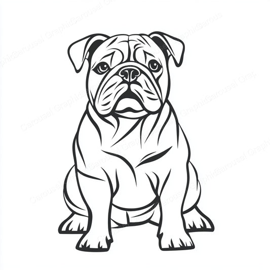 Bulldog Vector Graphic preview