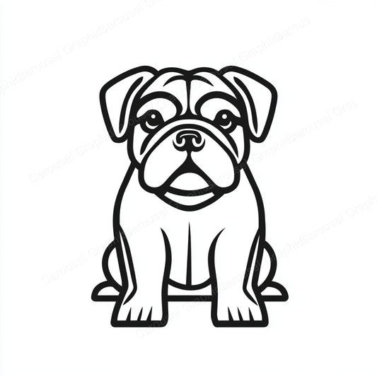 Bulldog Vector Graphic preview