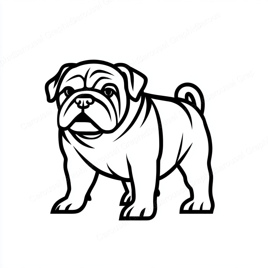 Bulldog Vector Graphic preview