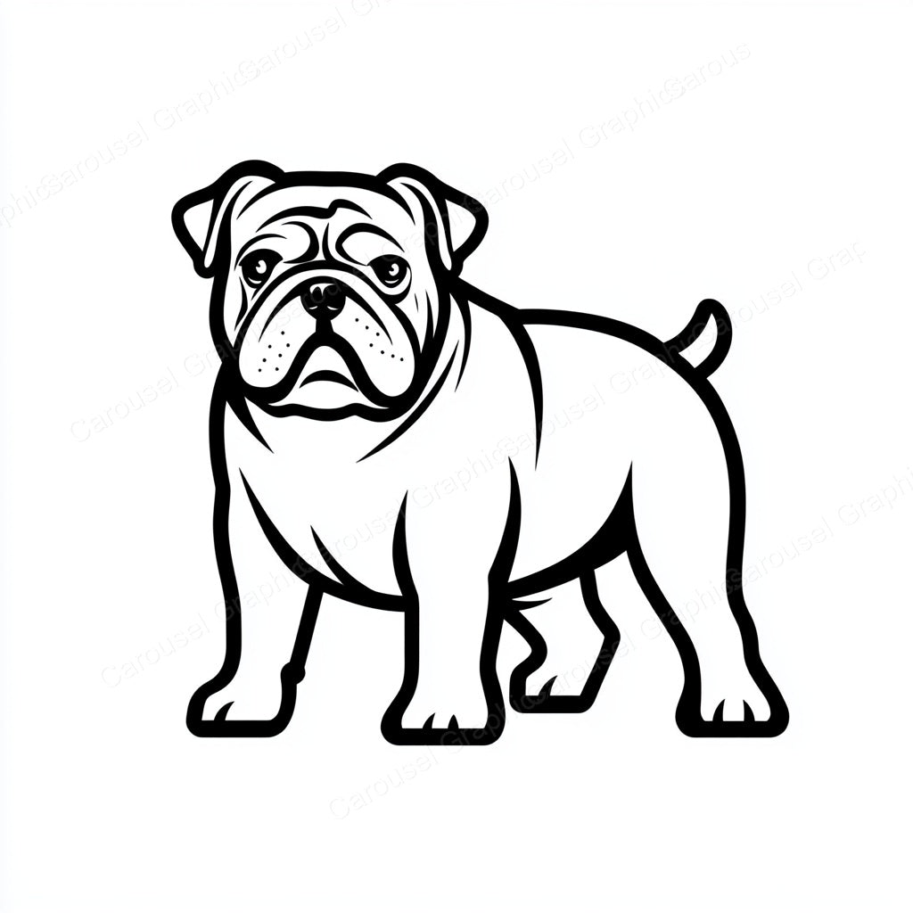 Bulldog Vector Graphic preview