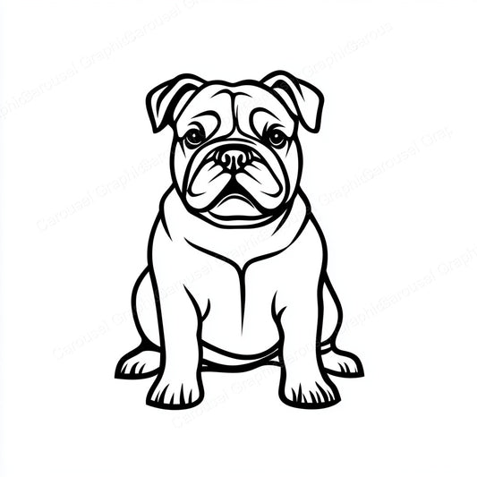 Bulldog Vector Graphic preview