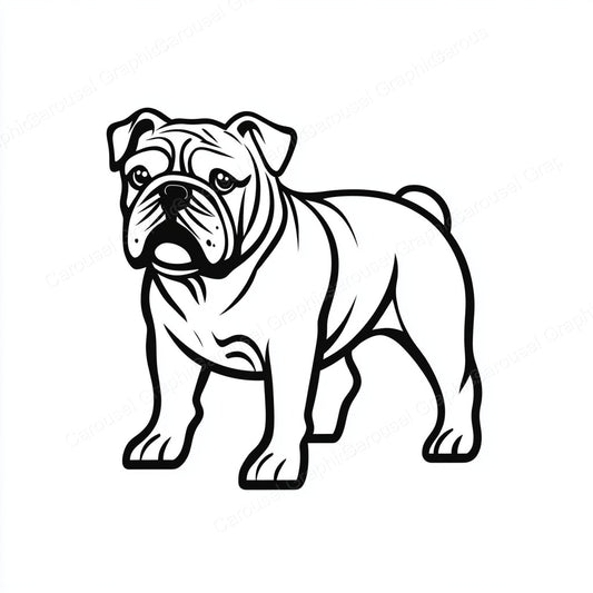 Bulldog Vector Graphic preview