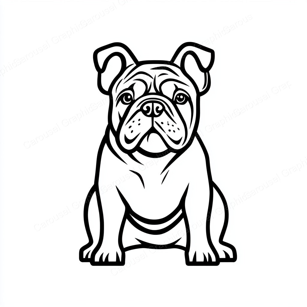 Bulldog Vector Graphic preview