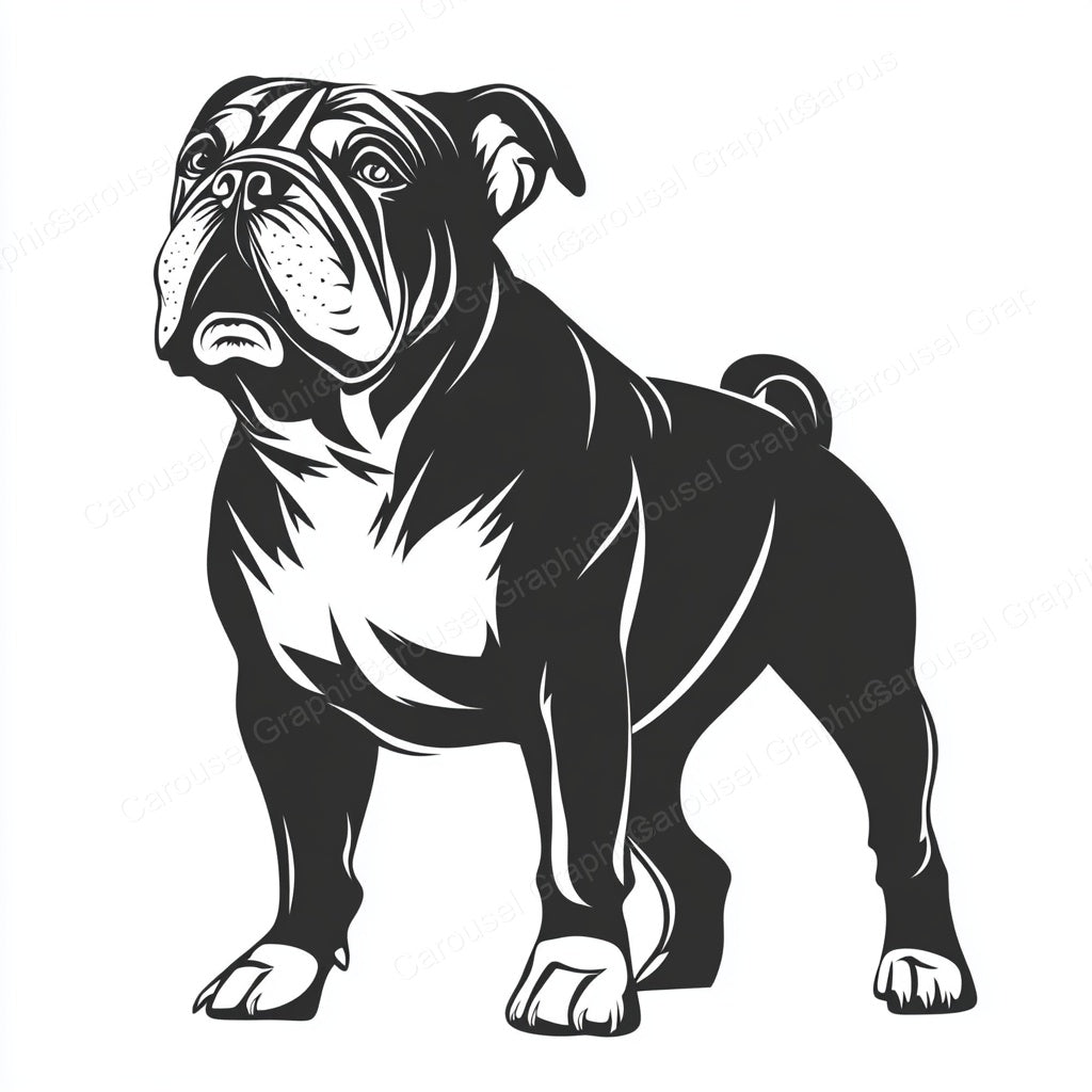 Bulldog Vector Graphic preview