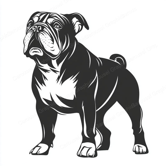 Bulldog Vector Graphic preview