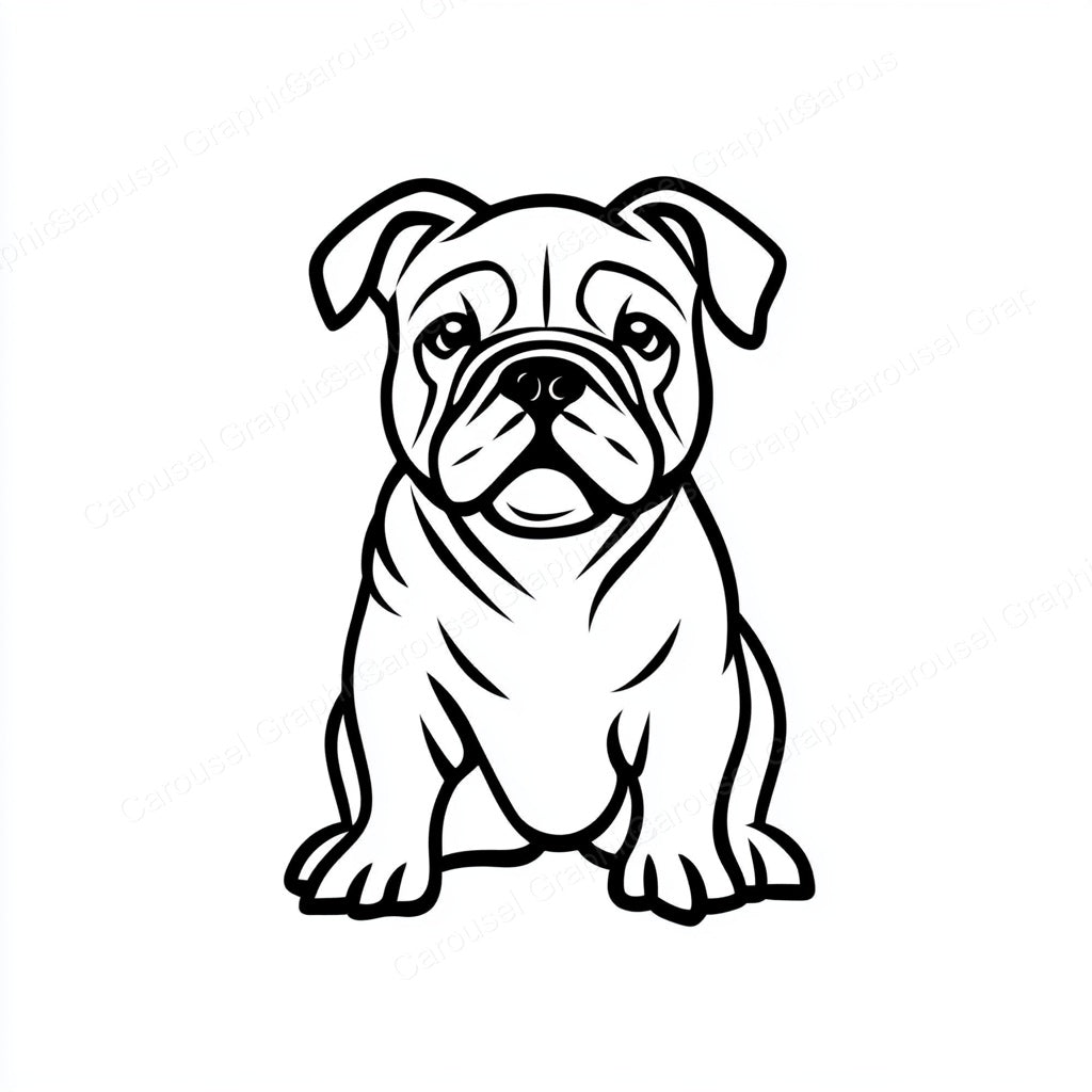 Bulldog Vector Graphic preview
