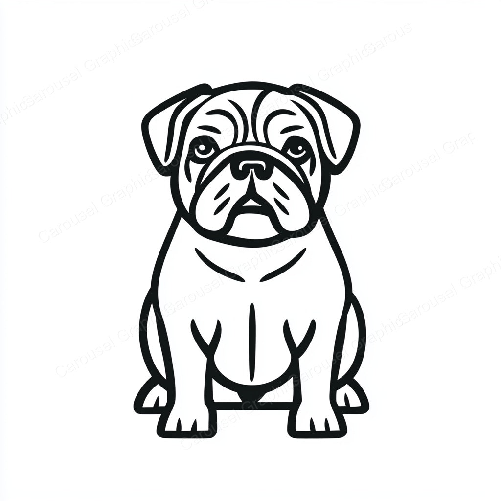 Bulldog Vector Graphic preview