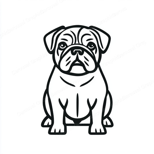 Bulldog Vector Graphic preview