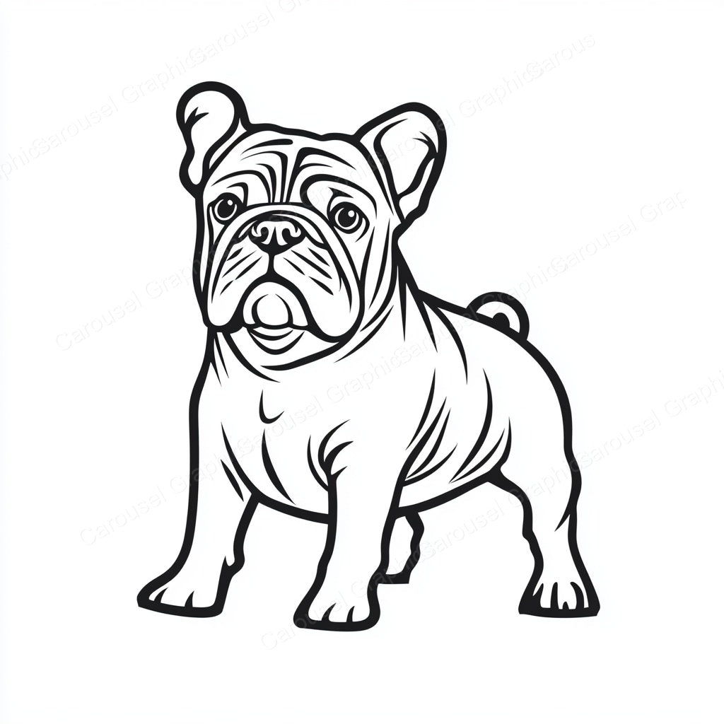 Bulldog Vector Graphic preview