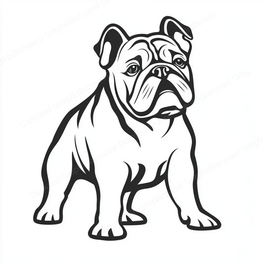 Bulldog Vector Graphic preview