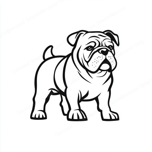 Bulldog Vector Graphic preview