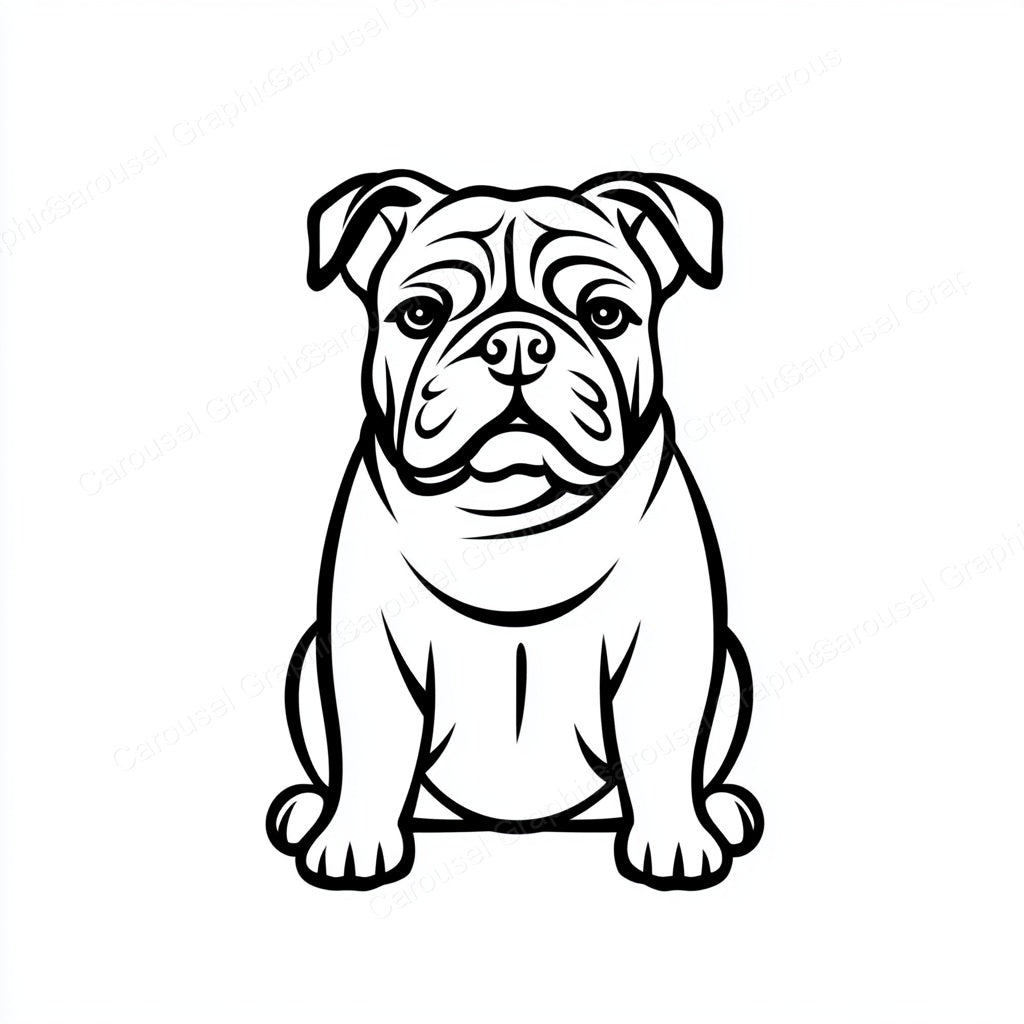 Bulldog Vector Graphic preview
