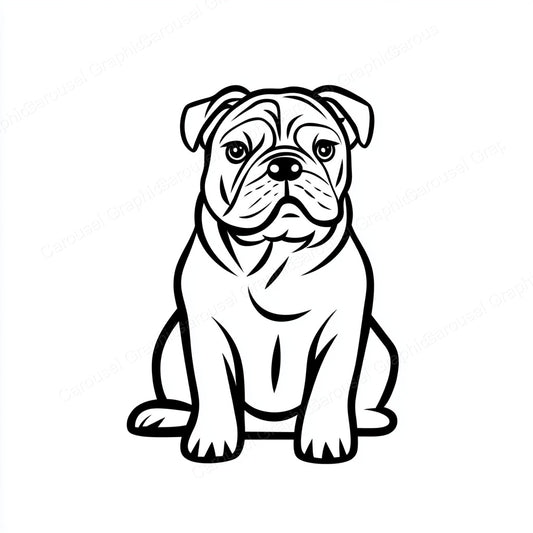 Bulldog Vector Graphic preview