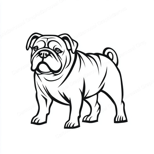Bulldog Vector Graphic preview