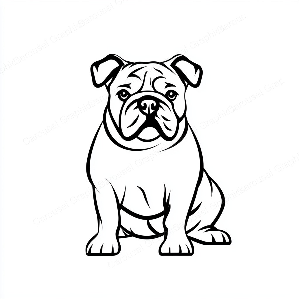 Bulldog Vector Graphic preview