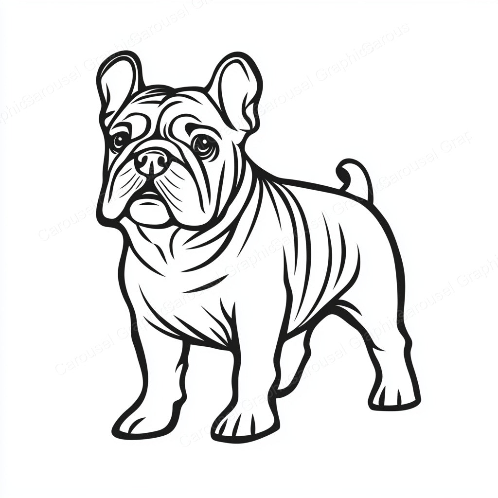 Bulldog Vector Graphic preview