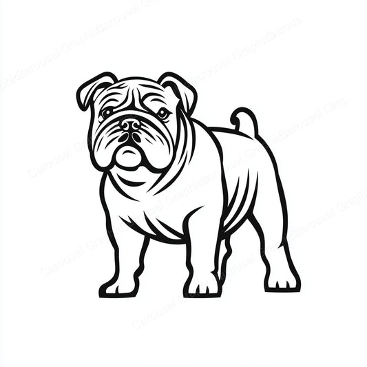 Bulldog Vector Graphic preview