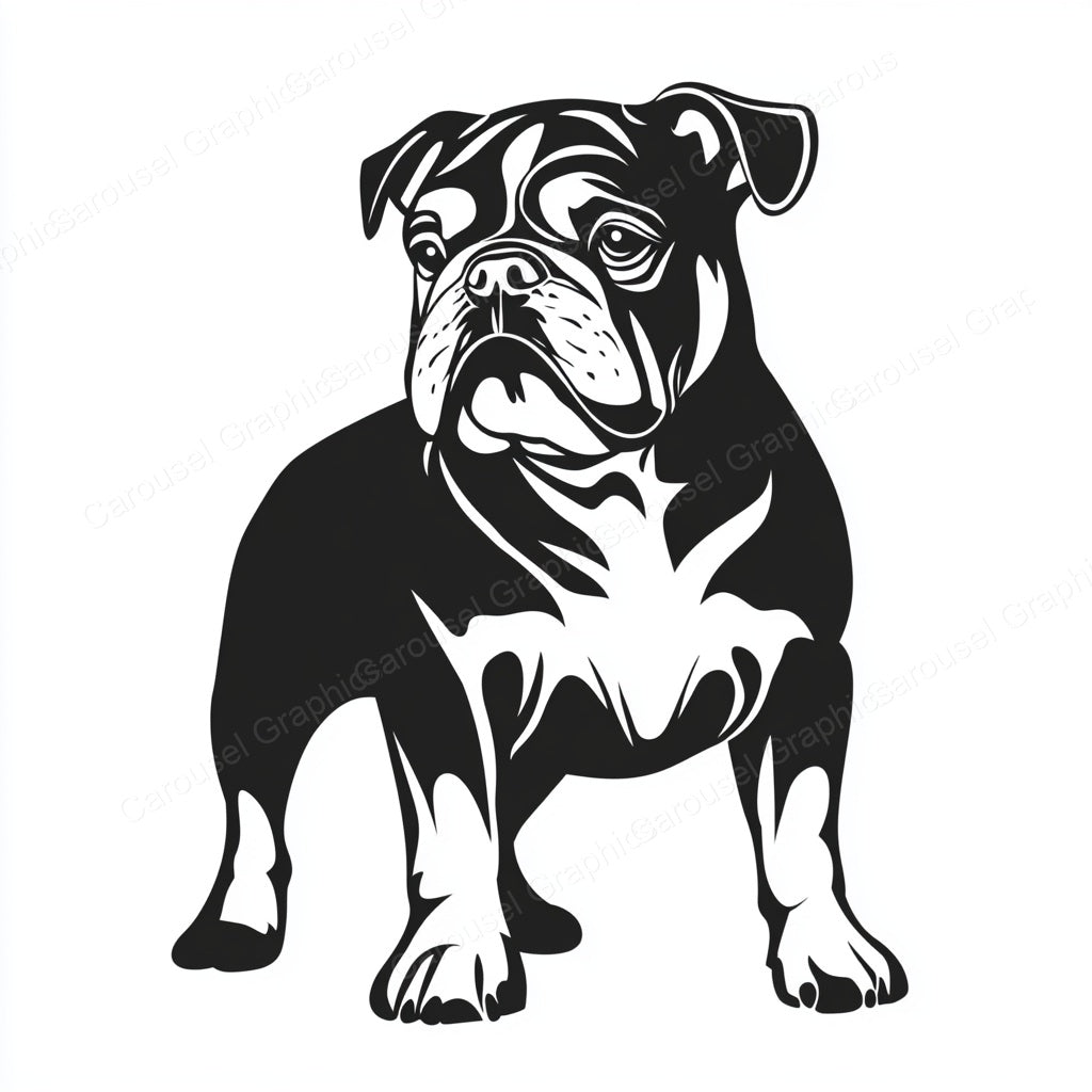 Bulldog Vector Graphic preview