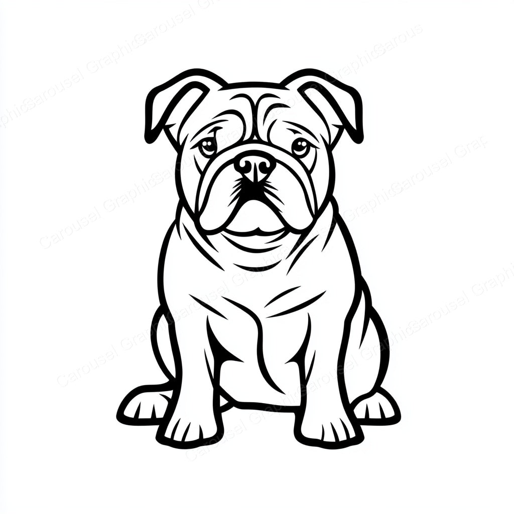 Bulldog Vector Graphic preview