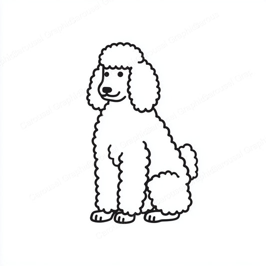 Poodle Vector Graphic preview