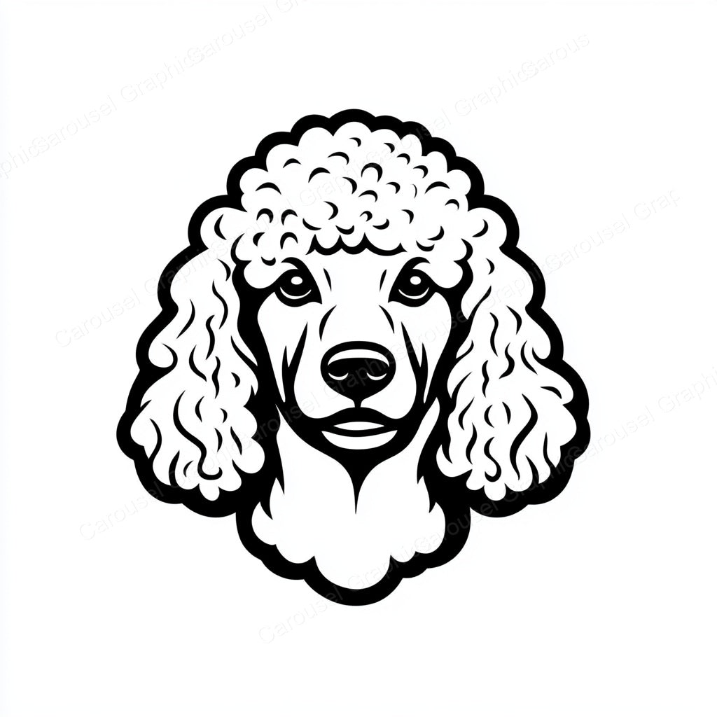 Poodle Vector Graphic preview