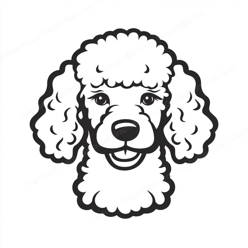 Poodle Vector Graphic preview