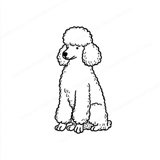 Poodle Vector Graphic preview