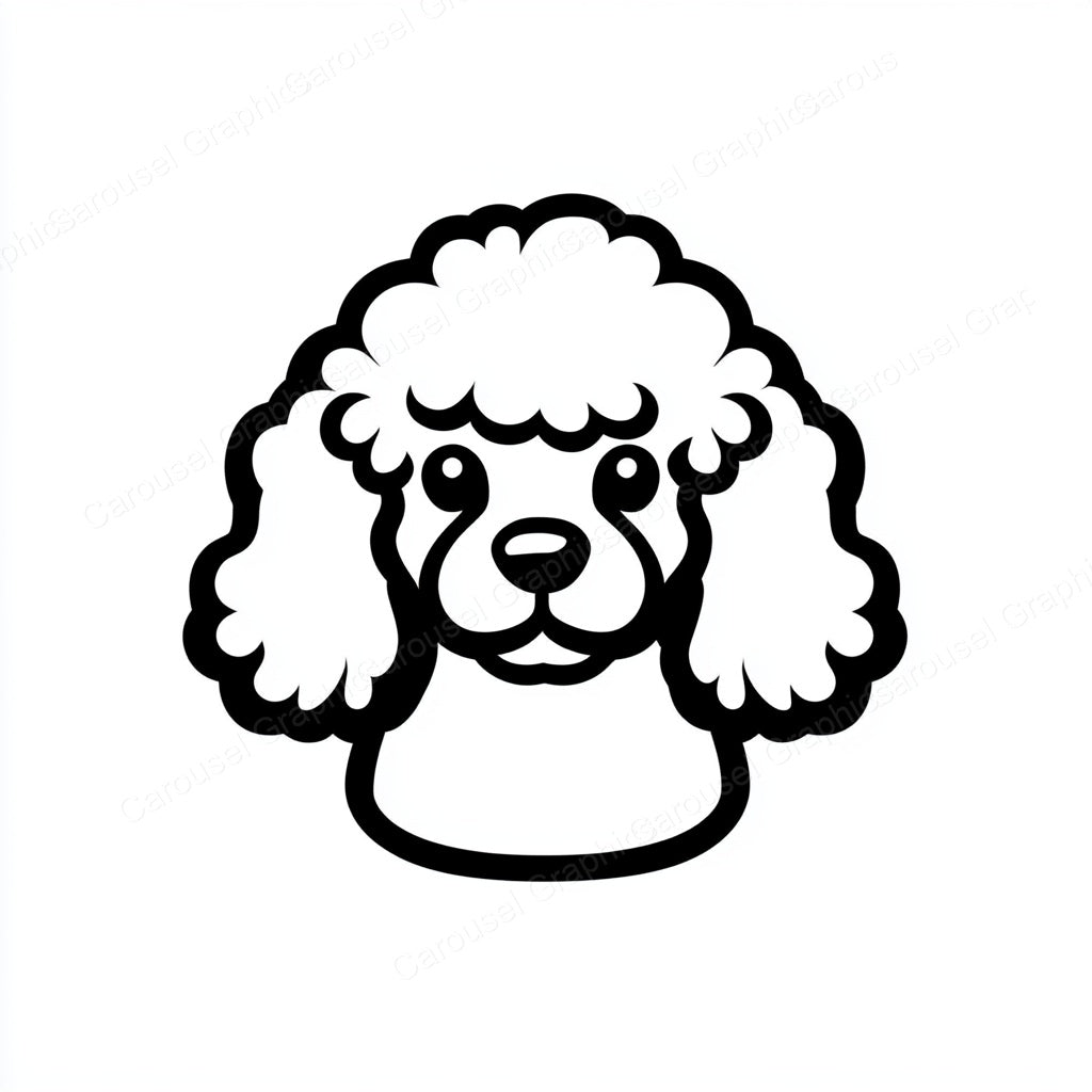 Poodle Vector Graphic preview