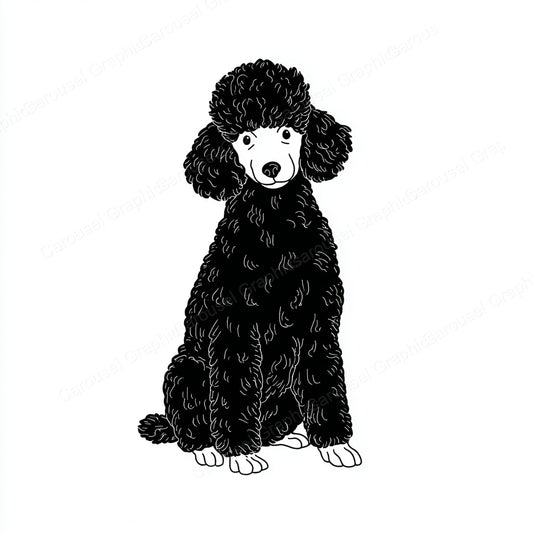 Poodle Vector Graphic preview