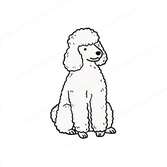 Poodle Vector Graphic preview