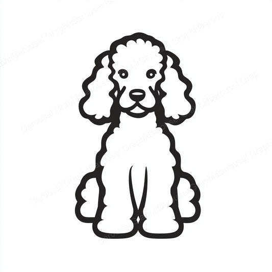 Poodle Vector Graphic preview