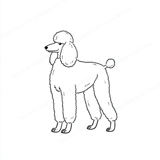 Poodle Vector Graphic preview
