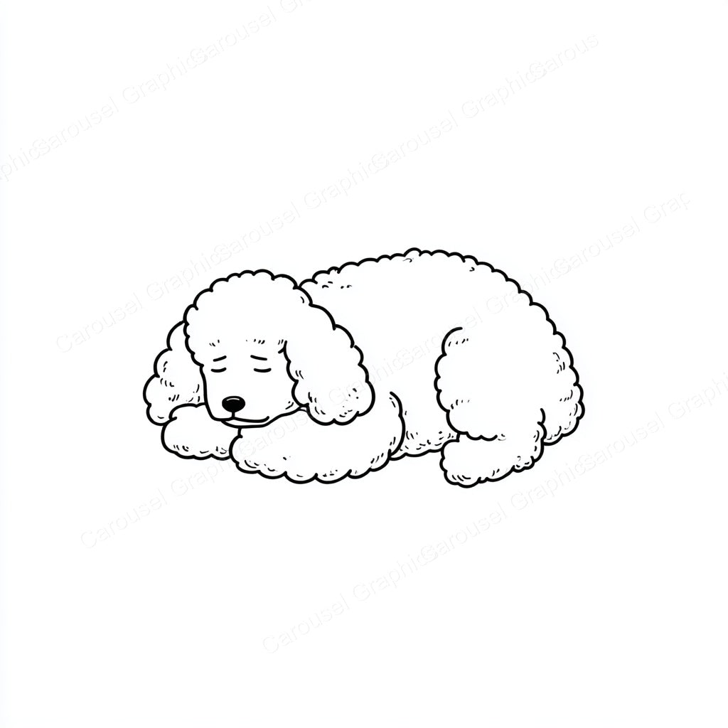Poodle Vector Graphic preview
