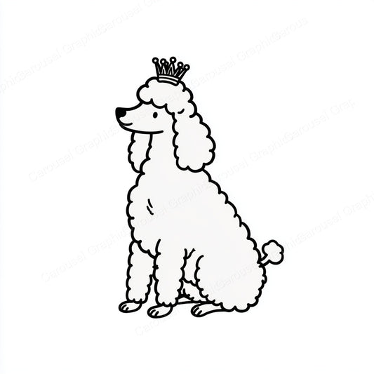 Poodle Vector Graphic preview