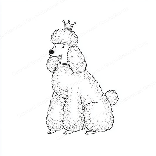 Poodle Vector Graphic preview
